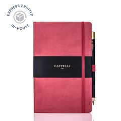 Castelli Tucson Coral Red Notebook