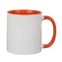 Inner Colour Orange Sublimation Mug