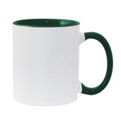 Inner Colour Racing Green Sublimation Mug