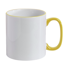 Two Toned Yellow Sublimation Mug