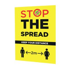 Stop The Spread Indoor Poster