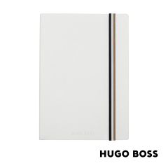 HUGO BOSS Iconic A5 White Lined Notebook