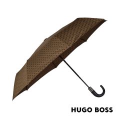 HUGO BOSS Pocket Monogram Camel Umbrella