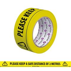 Keep A 2m Safe Distance Floor Tape
