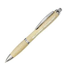 Nash Wheat Straw Chrome Tip Ballpoint Pen