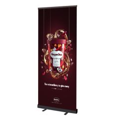 Black Pull Up Roller Banners