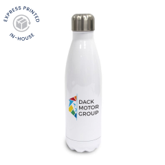 Stainless Steel White Thermal Water Bottle