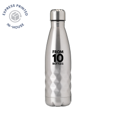 Topflask 500ml Geo Silver Thermal Water Bottle