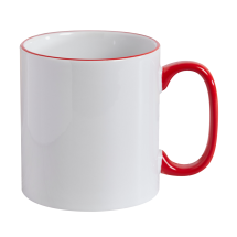 Two Toned Red Sublimation Mug