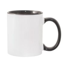 Inner Colour Black Sublimation Mug