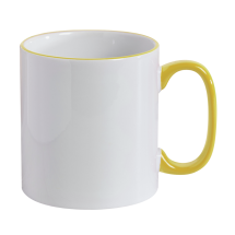 Two Toned Yellow Sublimation Mug