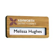 Reusable Bamboo Name Badges