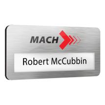 Reusable Metal Name Badges