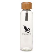 Glass Bamboo 450ml Bottle