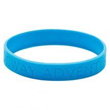 Recessed Silicone Wristband