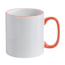 Two Toned Orange Sublimation Mug