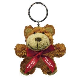 Buster Bear Keyring With Bow