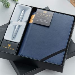 Cross Gift Set Notebook and Chrome Pen